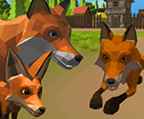 3D Fox Family Simulator