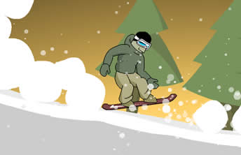 Downhill Snowboard 3 - screenshot Downhill Snowboard 3