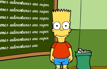 Bart Simpson Saw Game - screenshot Bart Simpson Saw Game