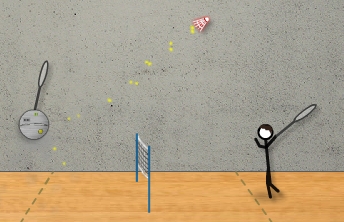 Stick Figure Badminton - screenshot 2 Stick Figure Badminton