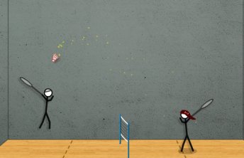 Stick Figure Badminton 2 - screenshot 2 Stick Figure Badminton 2