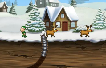 Effing Worms Xmas - screenshot Effing Worms Xmas