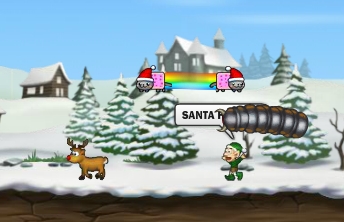 Effing Worms Xmas - screenshot 2 Effing Worms Xmas
