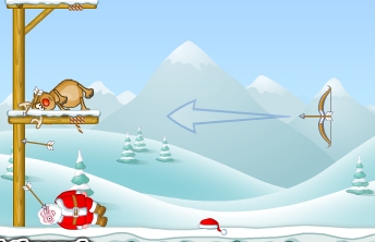 Gibbets Santa In Trouble - screenshot Gibbets Santa In Trouble