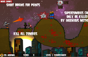 Level Pack: Flaming Zombooka 2 - screenshot Level Pack: Flaming Zombooka 2