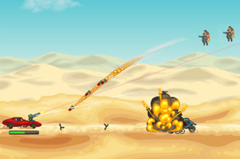 Road of Fury: Desert Strike - screenshot Road of Fury: Desert Strike
